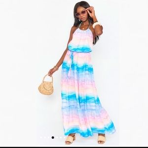 MuMu Isabella Mumaid Waves Maxi dress